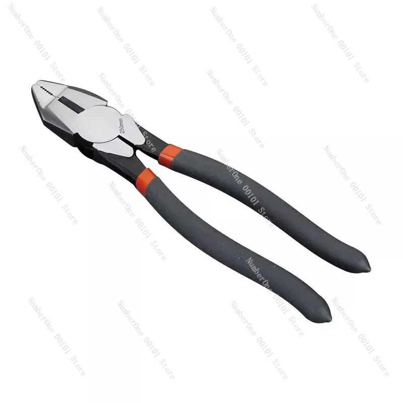 Heavy duty, strong and labor-saving wire pliers, multi-functional 10-inch electrical pliers