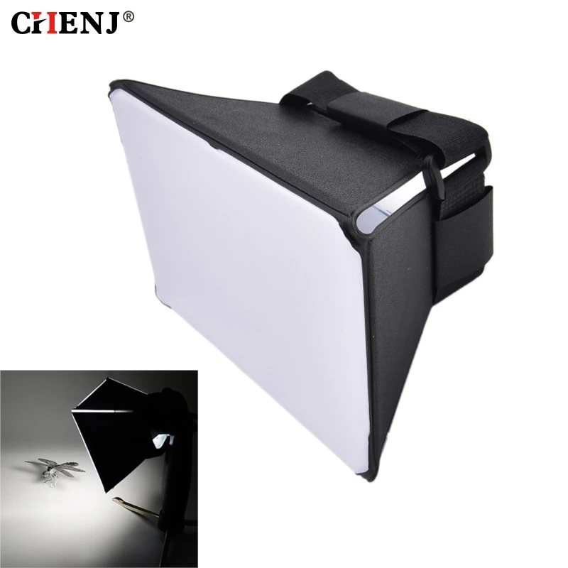 Universal Portable Flash Diffuser Light Softbox Speedlight Soft Box for DSLR Camera Pentax Minolta Flash Light Diffuser Dropship