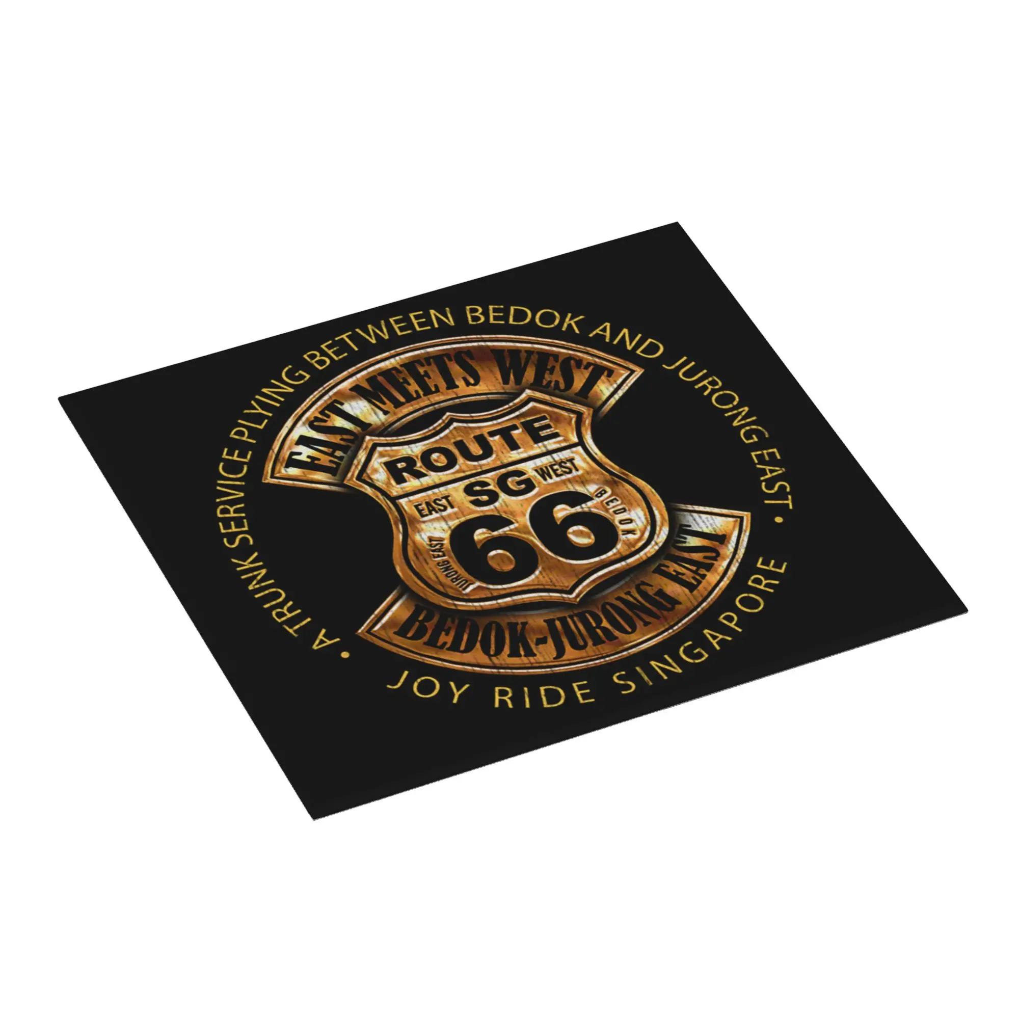 Route 66 Motorcycle Tour Non‑Slip Waterproof Absorbent Barware Tableware Oil Proof Reusable  Bathroom Drying Mat For Kitchen