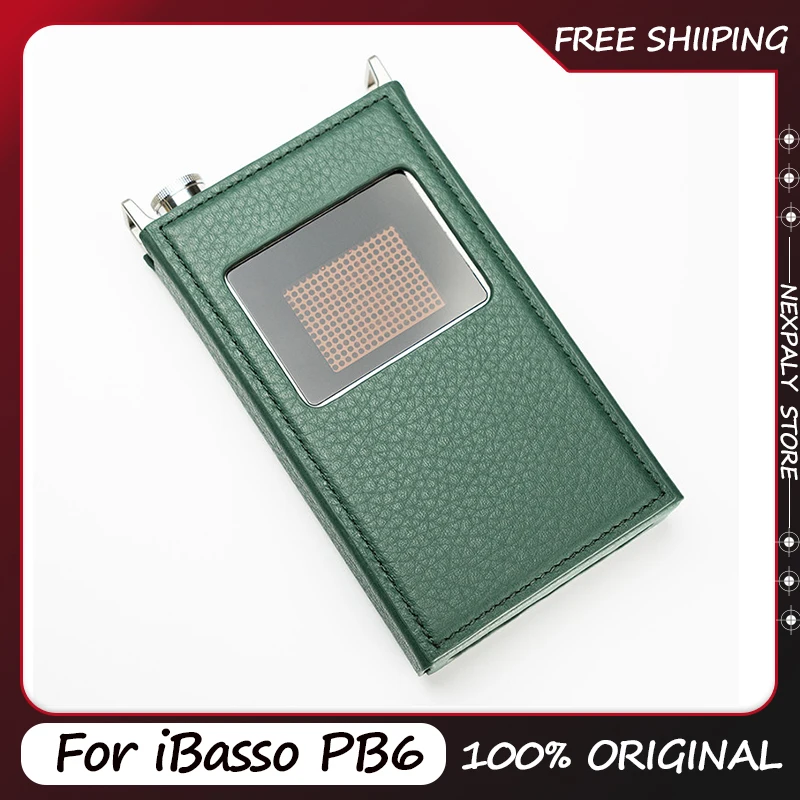 

Leather Case For iBasso PB6 Protective Case Original iBasso PB6 Protect Cover Portable decoding ear amplifier protective case