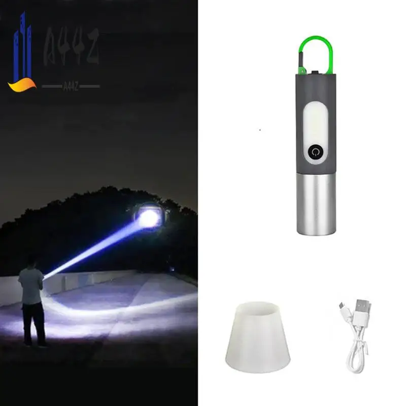 

A44Z-Zoomable светодиодный фонарик с высоким люменом светодиодный перезаряжаемый фонарик 4 режима света прожектор уличный