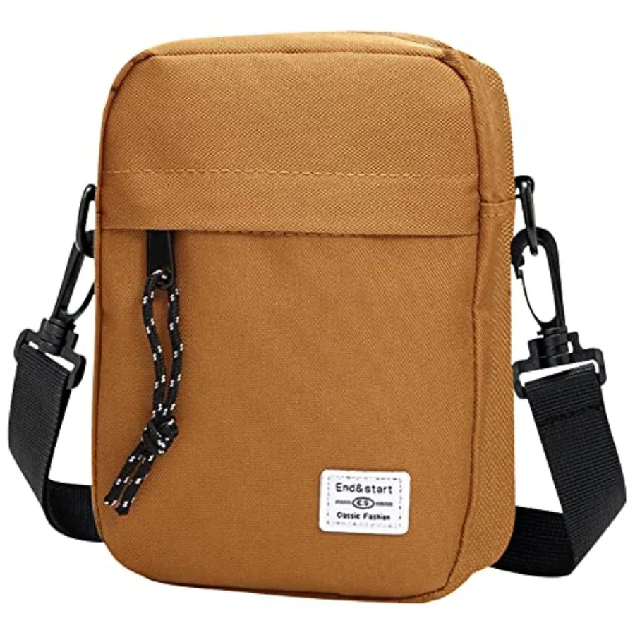 

Small Crossbody Bag Shoulder Bag For Men Women Mini Messenger Bag Water Resistant Satchel Bag for Work Travel