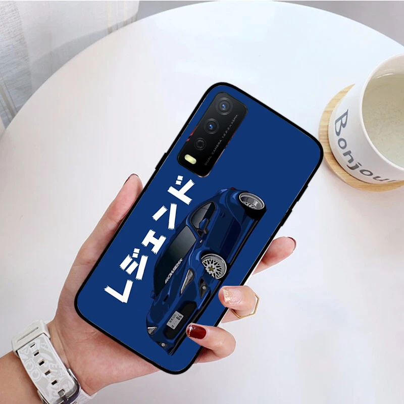 JDM Car Phone Case For VIVO Y31 Y21 Y70 Y21S Y20S Y72 Y35 Y11 Y53S Y33S Y55 Y76 Y51 Y11S Y01 Y1S Y91C Y91i