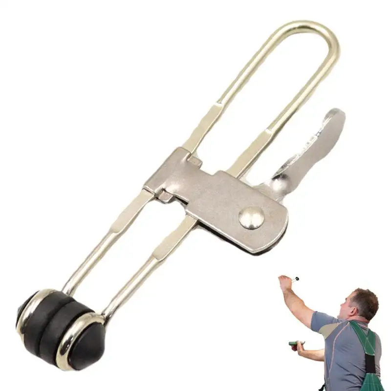 Gummikopfklemmen, Außenhebel, Aktion, Gitterklemmen, Deckenfliesen-Befestigungsclips, Handwerkzeug, multifunktionaler Verschluss