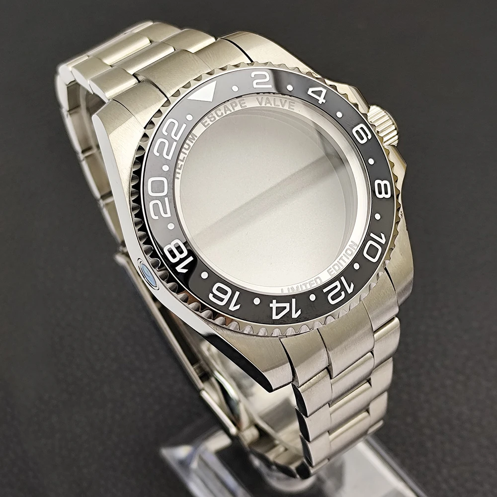 

NH35 Высококачественный корпус 43 мм Коробка для часов Подходит для NH34 NH35 NH38 Корпус с механизмом Сапфировое стекло Коробка для часов 28,5 мм Циферблат Водонепроницаемый для глубокого погружения