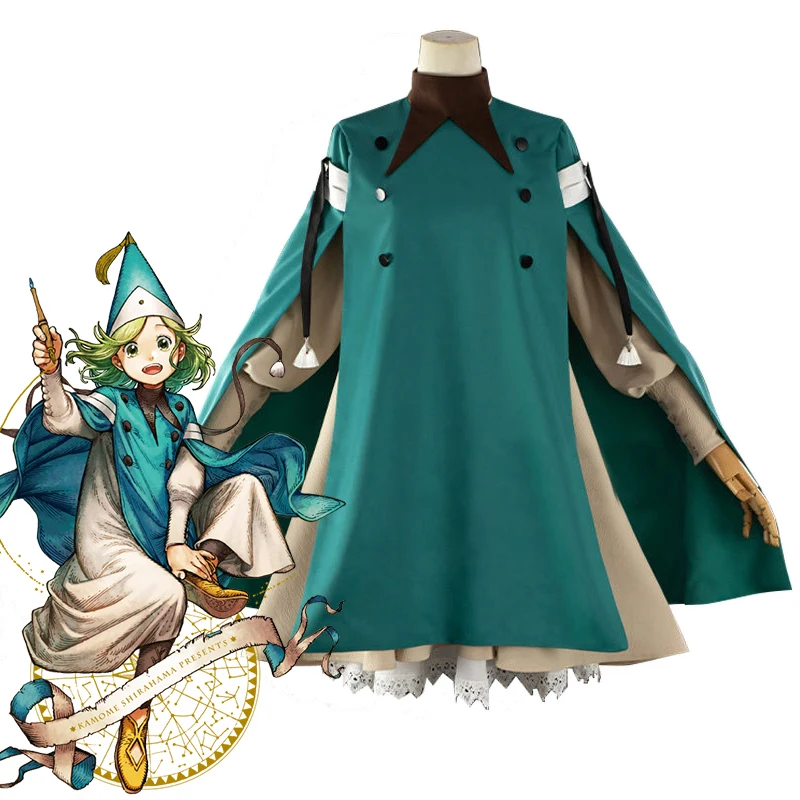 

Coco Cosplay Costumes Anime Atelier of Witch Hat Koko Role Play Uniform Halloween Carnival Party Outfit For Women
