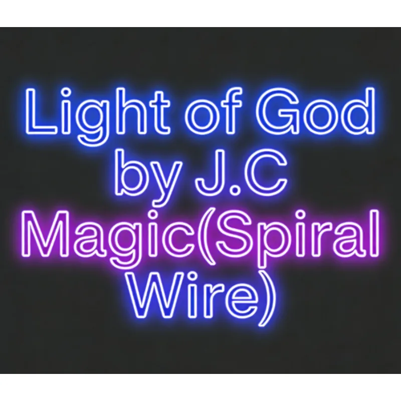 

Magic Trick Light of God от J.C Magic Spiral Wire Illusion с загадочной мощностью, лампочкой для сцены и вечеринки для фокусников