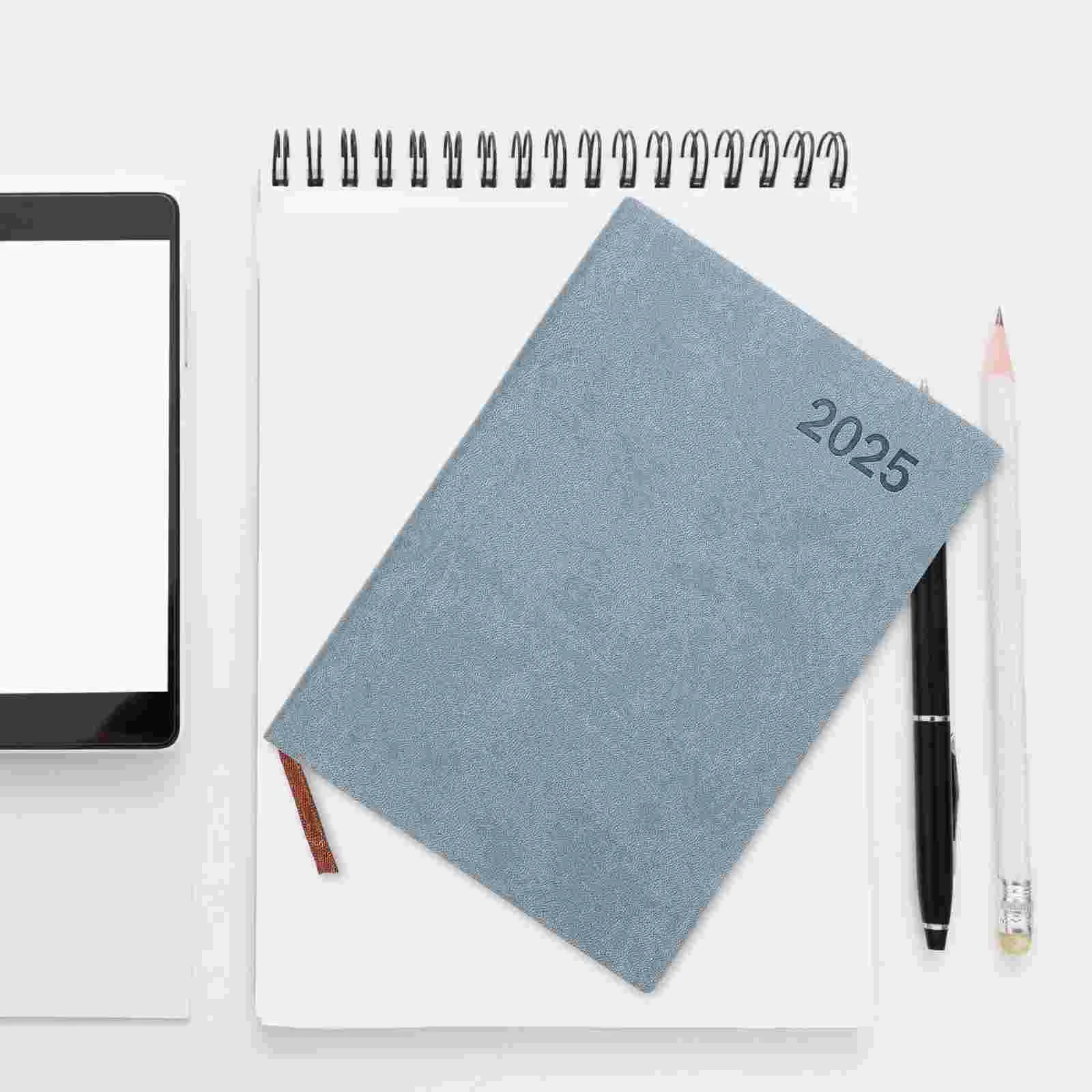 2025 Schedule Notepad Household Planner Organizer Daily Business Planning Notebook Portable Agenda
