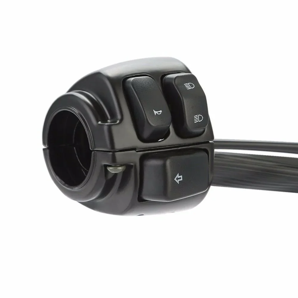 Genuine for Harley-Davidson XL883 1200 Sportster Dyna 1996-2012 Left Right Horn High Low Beam Light Switch Assembly A Pair
