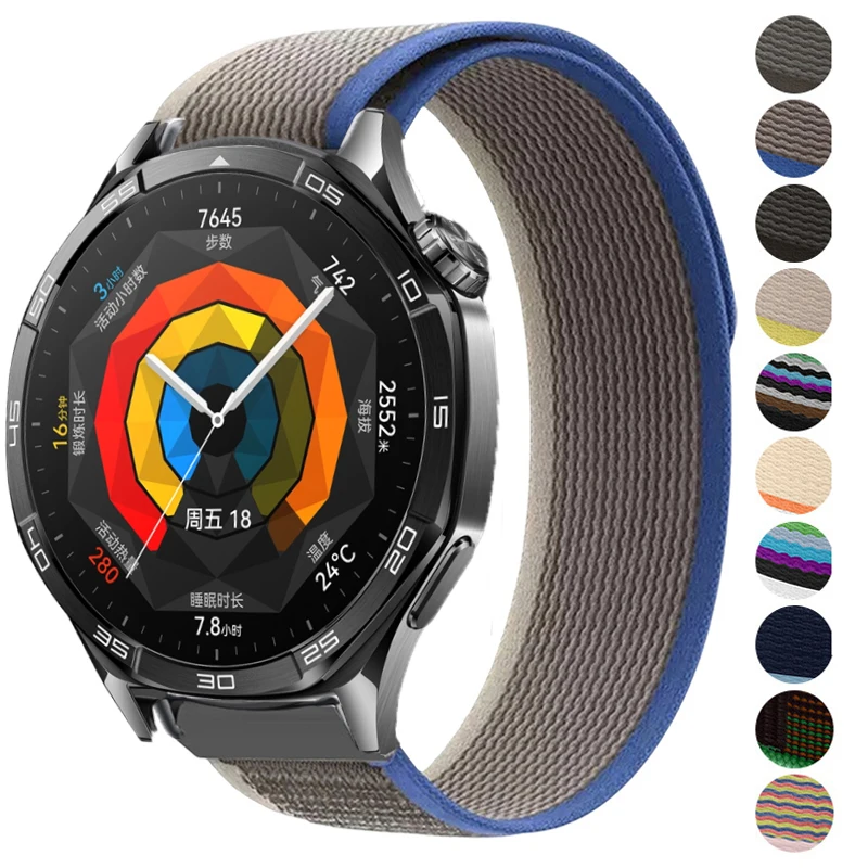 Trail Loop Band for Huawei GT 5 Pro 4 3 2 46mm 42mm Nylon Strap For Huawei Watch 4 4Pro 3 3Pro GT5 GT4 GT3 2 20mm 22mm Bracelet