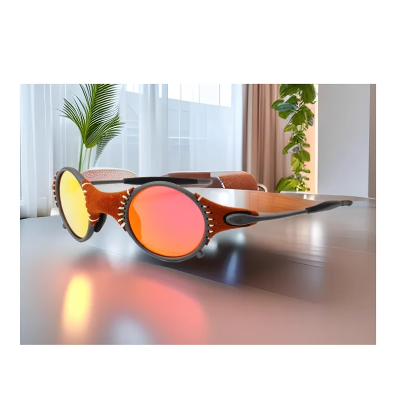 

ABHS-Man Polarized Sunglasses Cycling Glasses UV400 Fishing Sunglasses Metal Bicycle Goggles Cycling Eyewear