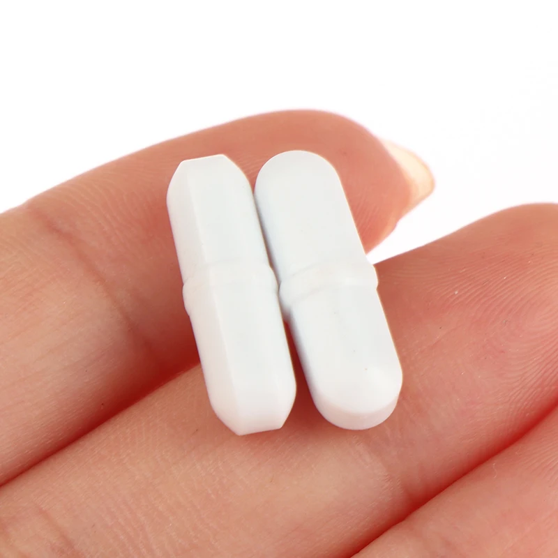 2Pcs Magnetic Stirrer Bar PTFE Magnetic Stirrer Mixer Stir Bars 6x20 mm Laboratory Chemical Stirring Bar