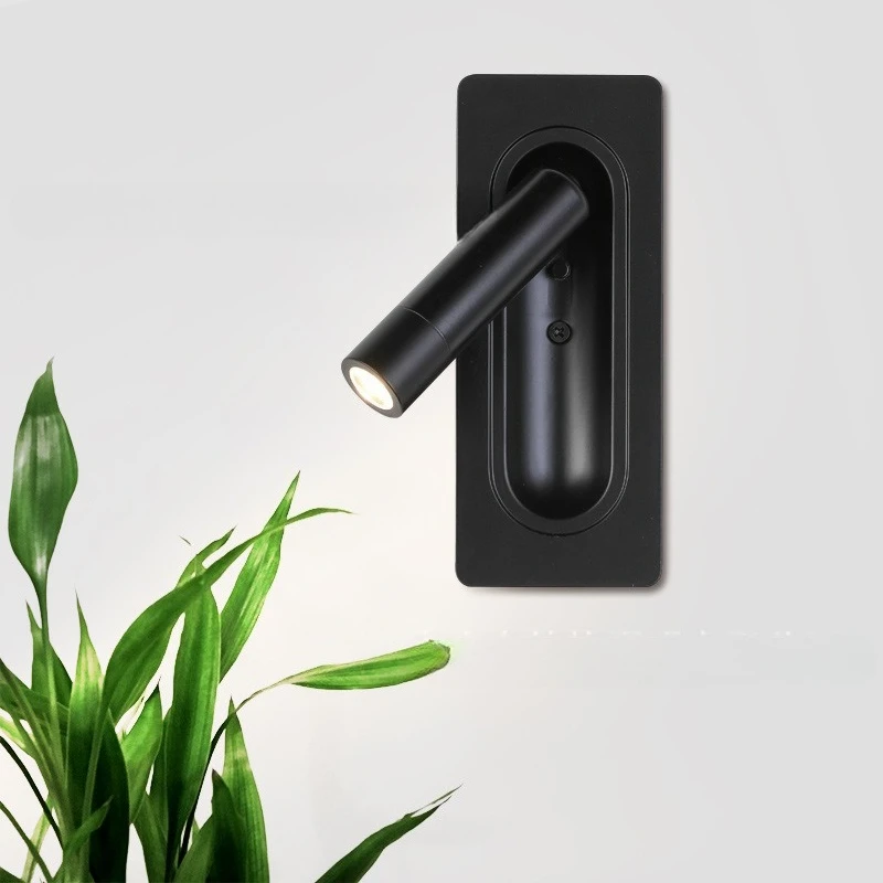 

Bedside Lamp Wall Lamp Advanced Sense Led Reading Lamp Hotel Eye Protection Full Spectrum Embedded Spotlight Home