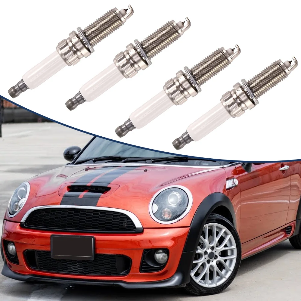 4pcs Iridium Spark Plugs ILZKBR7B8DG for Peugeot RCZ 1.6L EP6DTS 4Cyl, DI Turbo, V-DOHC, 16V, 147kW 2010+