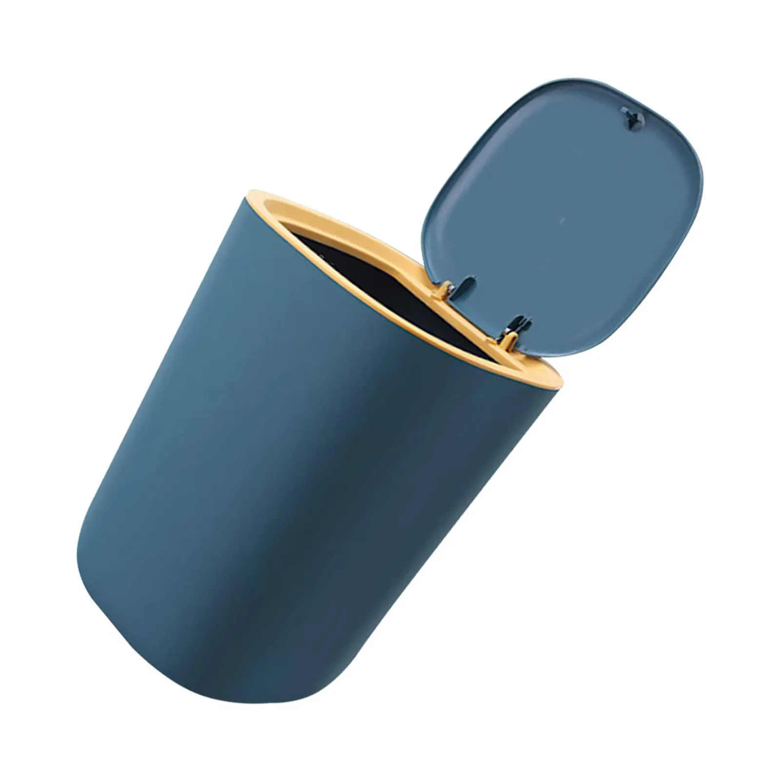 

Creative Flip Lid Trash Can Premium Material Household Kitchen Bedroom Small Waste Container Mini Trash Bin