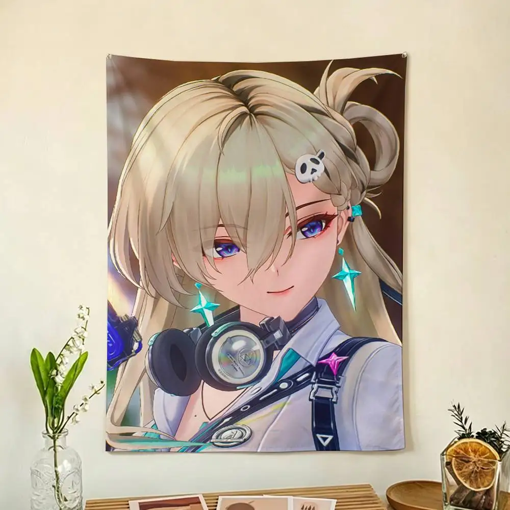 W-Wuthering Waves WUWA Game Flag Outdoor Decorations for Bedrooms Home Decor Items Decoration Banners
