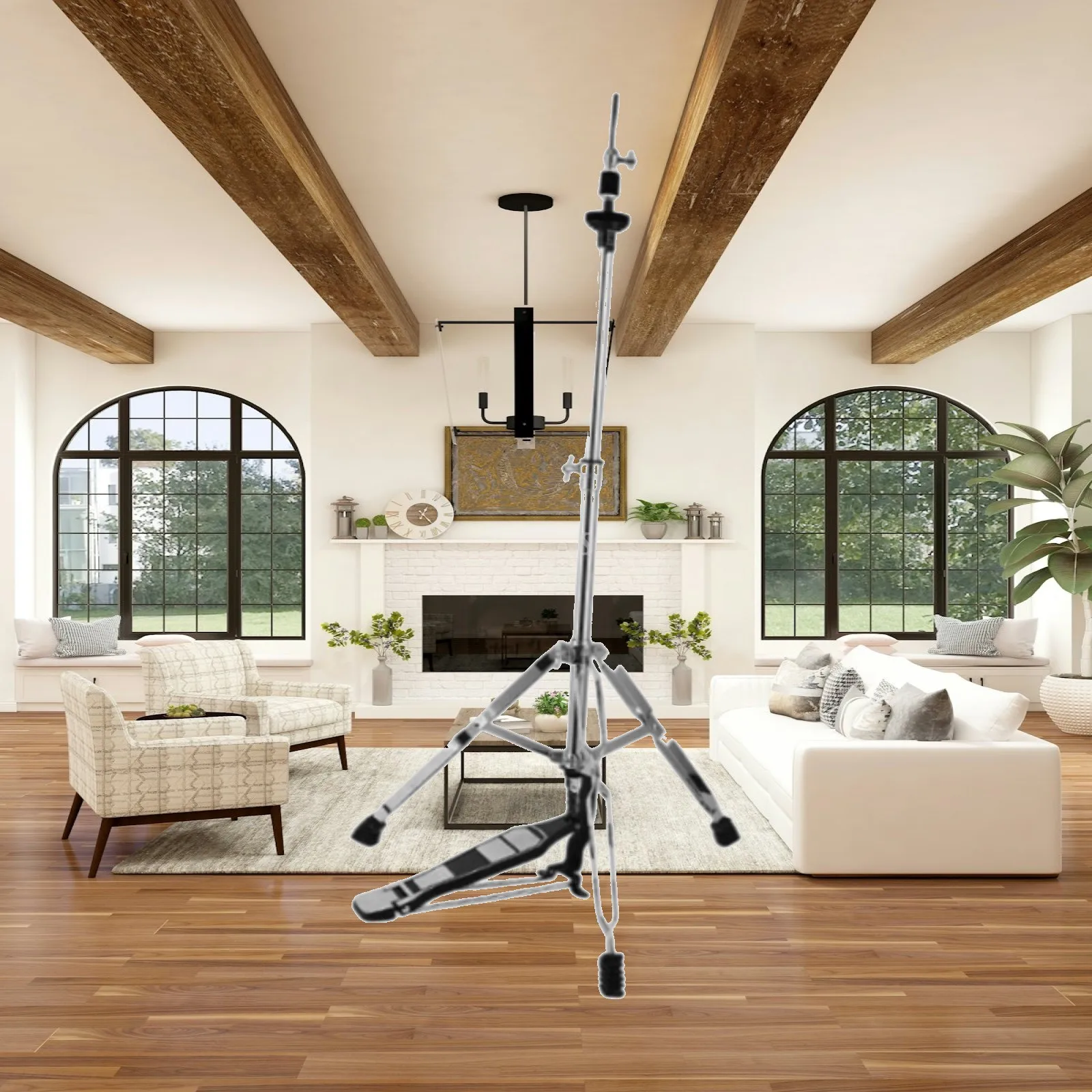 Multi Adjustable Hi Hat Stand with Chain Drive Hi Hat Clutch Pedal for Cymbals Drummers