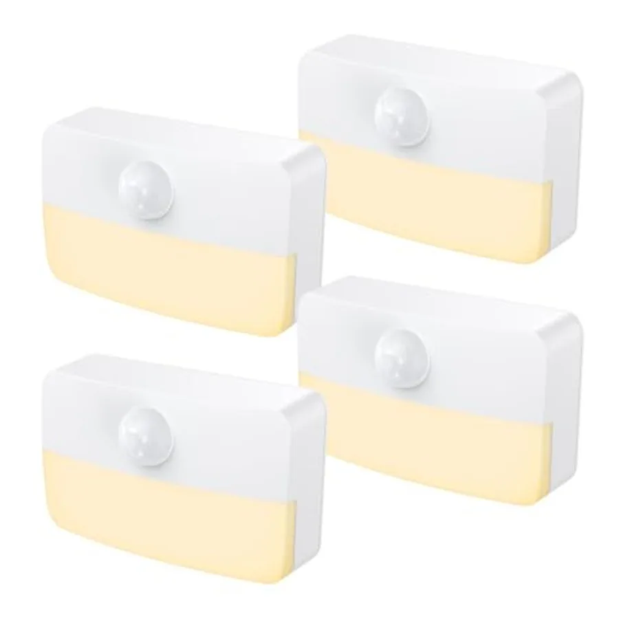 Motion Sensor Night Light Indoor Pack of Four