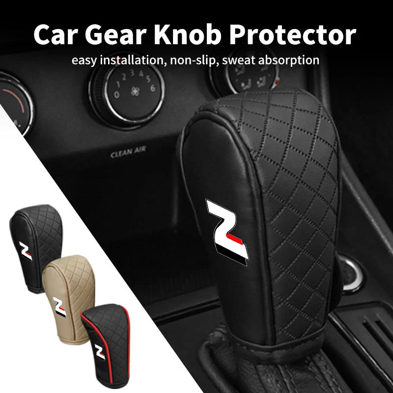 

Car Gear Shifter Cover Leather Handbrake Sleeve Accessories For Hyundai I30 I20 IX35 I40 Tucson Getz Veloster Kona Elantra Sonat