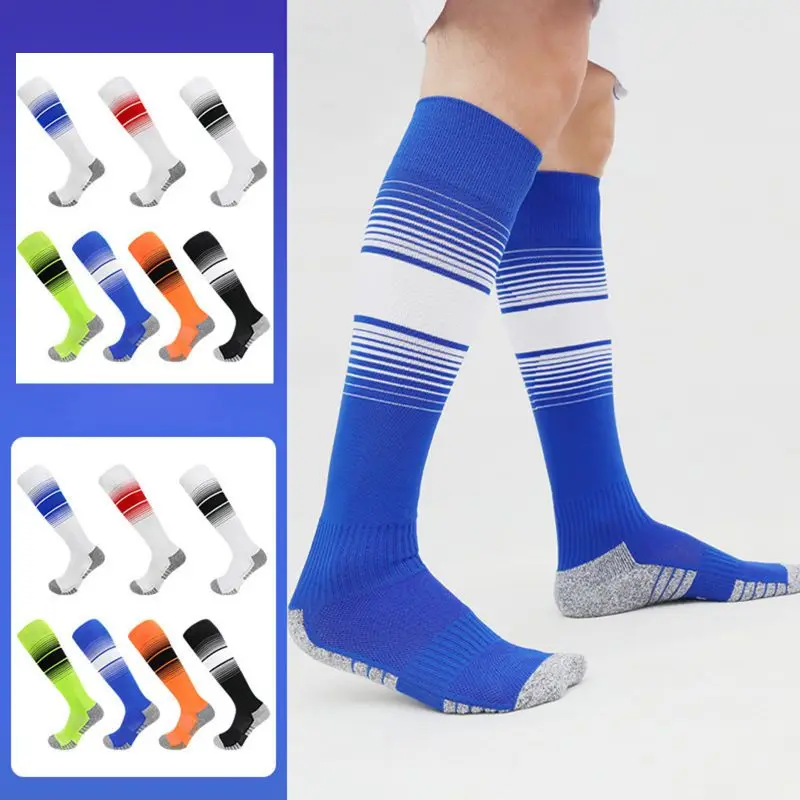 

Men Compression Socks Football Anti Fatigue Pain Relief Sport Socks Teen Mid Calf Non Slip Socks Breathable Thickened Sport Sock