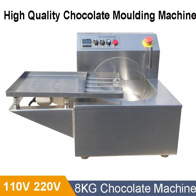 110V 220V CE Approved Small Chocolate Moulding Melting Machine Commercial Manual Chocolate Tempering Machine For Dessert Shop