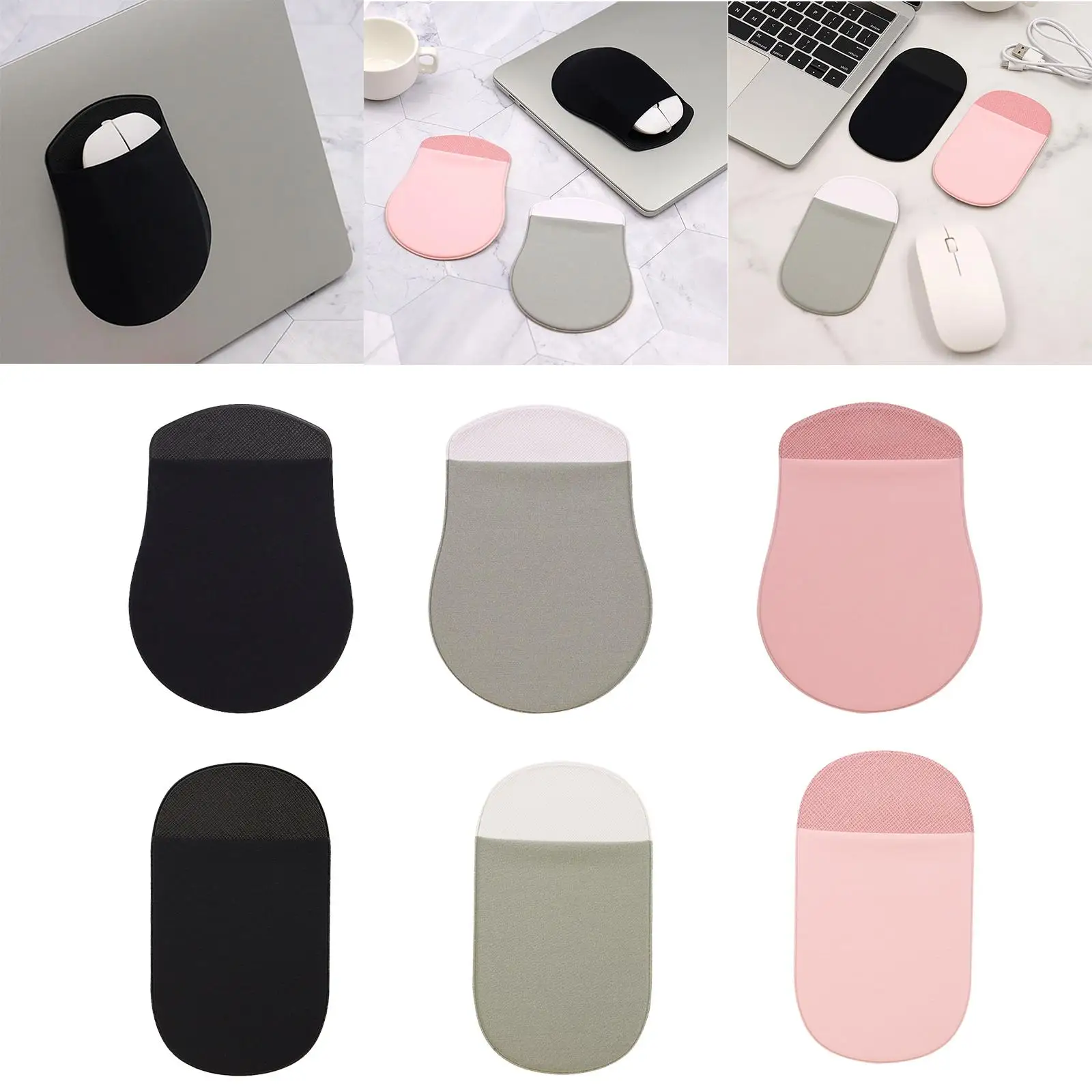 Laptop External Hard Drive Holder Self Adhesive Stick Storage Bag for Stylus Pens Earphones Computer Accessories Mouse Cables