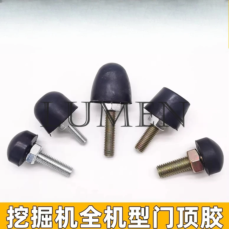 Applicable to Komatsu Sany Carter Kobelco Hitachi excavator door top glue Silicone  top cab door anti-collision glue