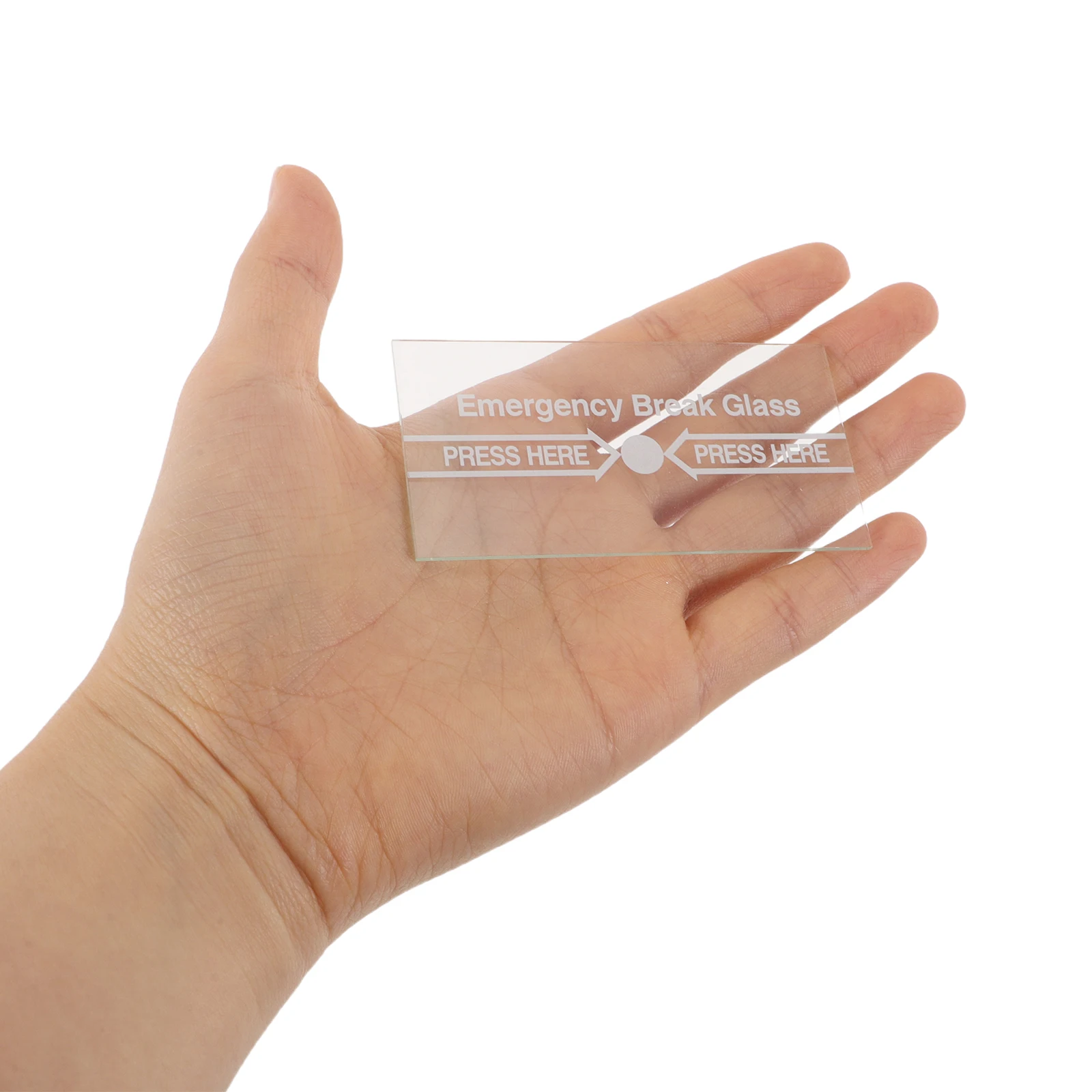 3Pcs Glass Piece for Fire Alarm Manual Switch Cover - Break Glass Emergency Device Security Panel Rapid Activation in Offices