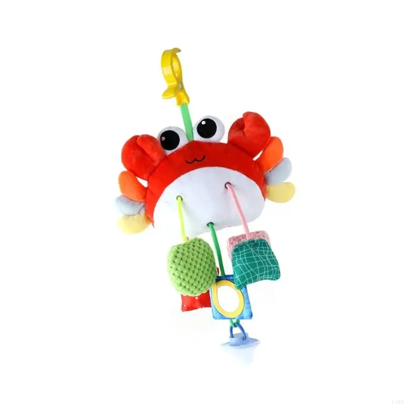 Berço pendurado um carrinho bebê macio para bebê com som calmante infantil brinquedo infantil l8rb