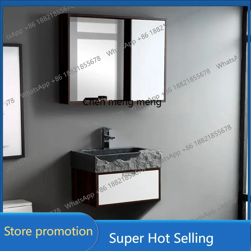 

A17 Washstand Washbasin Pool Household Bathroom Cabinet Toilet Balcony Art Modern Simple Washbasin Cabinet Combination