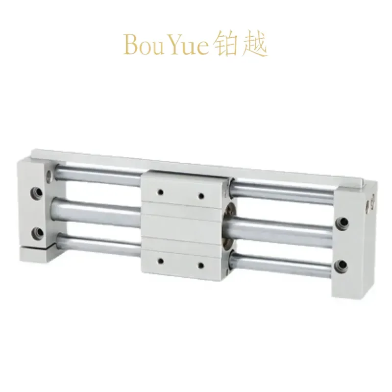 for RMT Slide Rail Magnetic Couple Rodless Cylinder with Guide Rail Long Stroke 10 16 20 25 32 40 x100 340 5