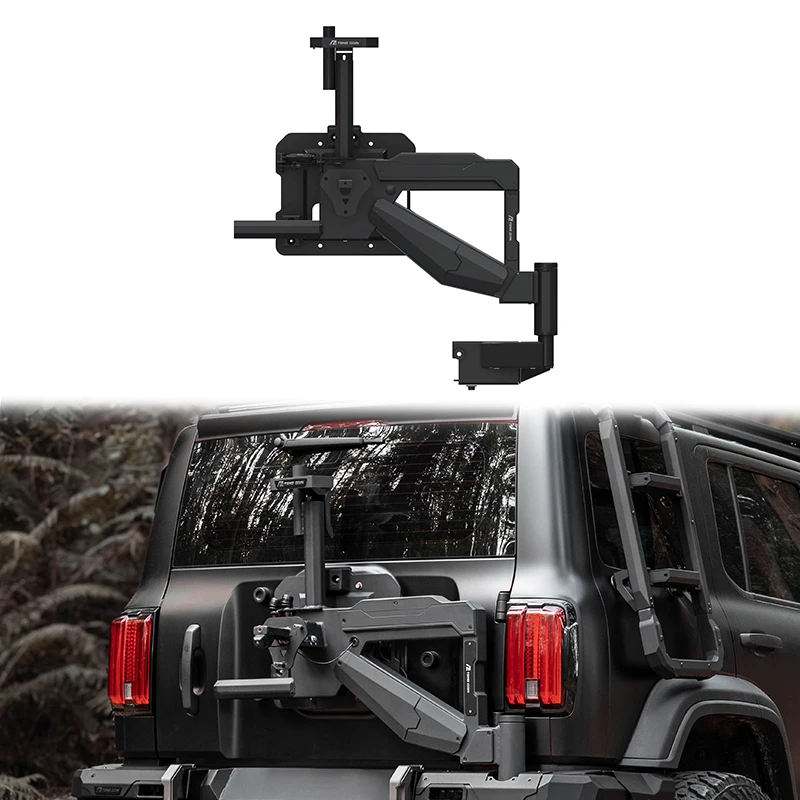 

Linkage Spare Wheel Tire Mounting Holder Bracket Spare Tire Support Flagpole Base Frame 4X4 Off-road for GWM Tank 300 21-23