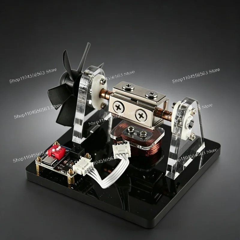 DIY Outer Rotor Brushless Motor Model High Speed Hall Effect Motor Ornament Sci-Fi Educational Kit