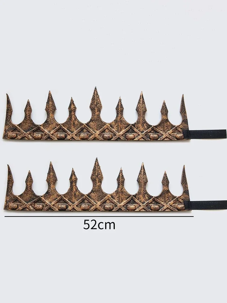 프린스 코스프레 머리띠 할로윈 까마귀 왕관 백설공주와 사냥꾼 파티 드레스업 코스프레 헤드웨어 액세서리 소품 왕관