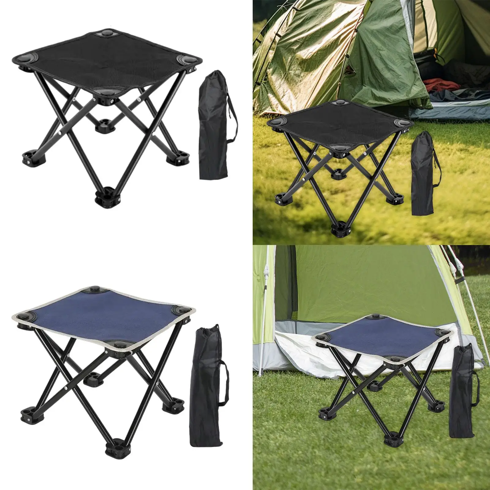 캠핑 의자 공원 해변 여행을 위한 운반 가방이 있는 야외 접이식 의자