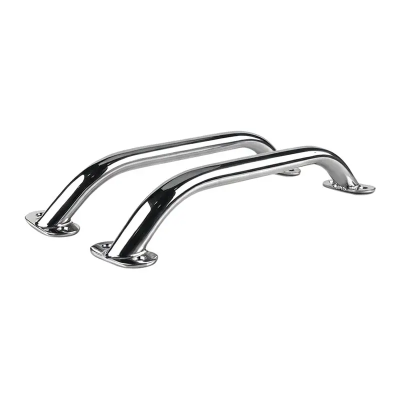 Boat Grab Handle 316 Stainless Steel Polished Handrail Marine Yacht RV Bathroom Cabinet Hardware
