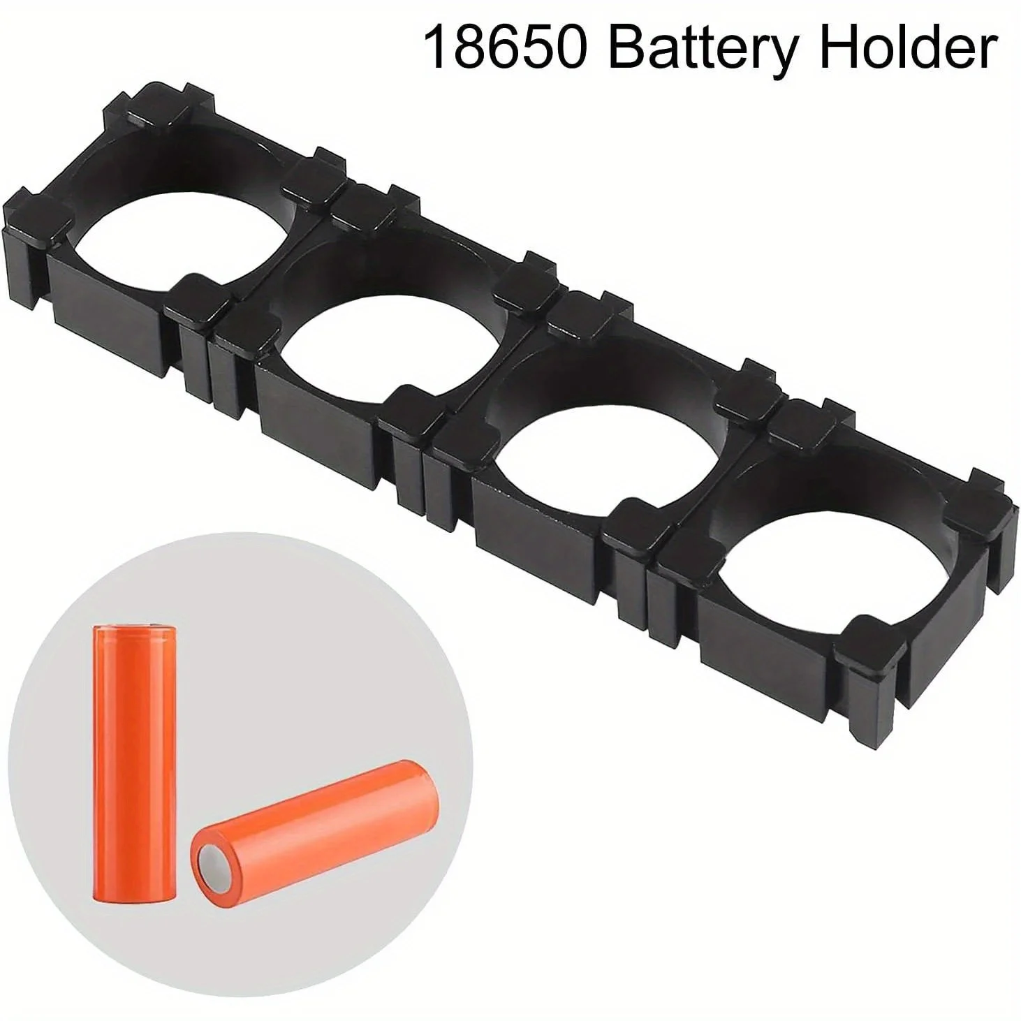 100 Stücke 18650 Lithium-Batterie Halter Kunststoff Batterie Pack Halterung Zylindrische Zelle Batterie Ständer Zelle Spacer für DIY Feste Batte – Detail 5