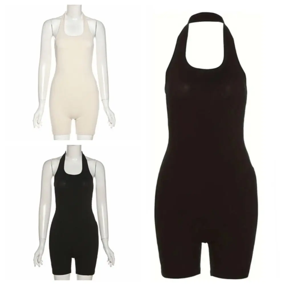 Trendy Tummy Control Slimming Bodysuit Thin Seamless Body Shapers Women Butt Lifting Sleeveless Jumpsuits Shapewear Yoga