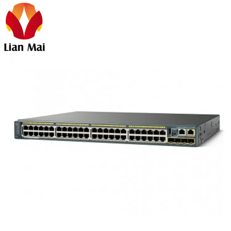 2960 series 48 port managed PoE switch WS-C2960S-48LPS-L