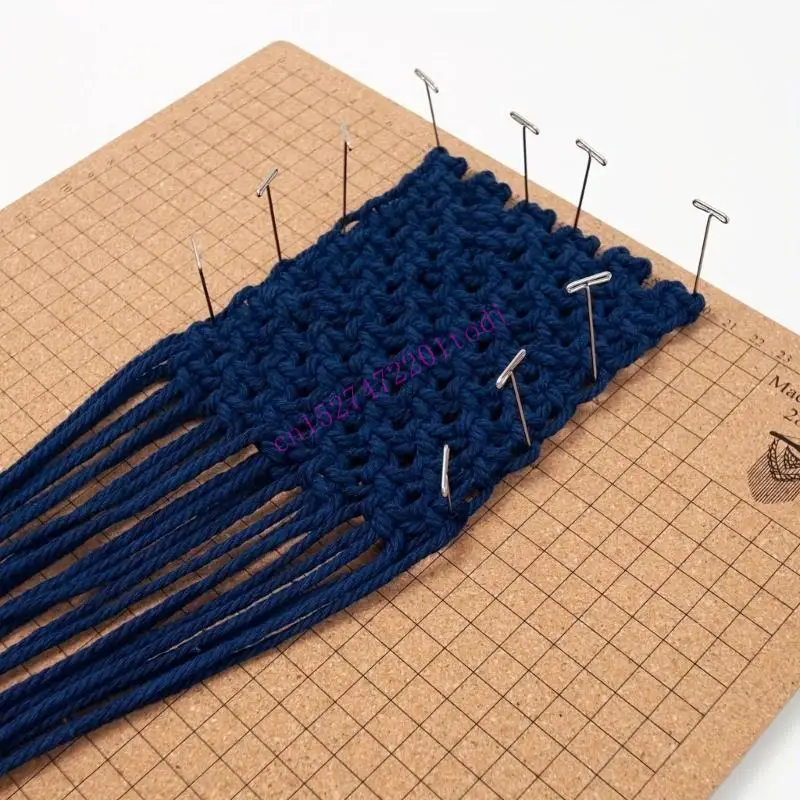 M76B Portable Weaving Board Lightweight Braiding Crafting Mat for String Crafts