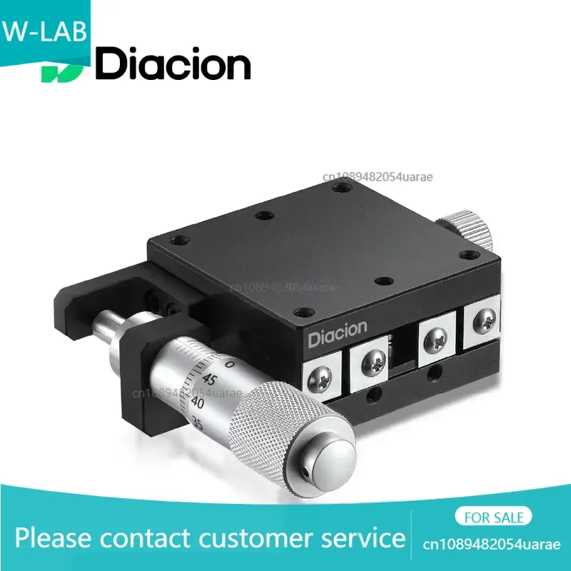 AGX40 40*40mm X-axis CNC Machine Diacion High Precision Manual Positioning Stage Low Cost Huge Load Capacity Linear Guide