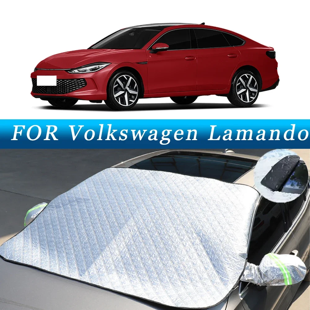 

Thickened Car Now Sunshade Windshield Cover With 5/9 Magnets UV Protection Anti Snow Sunlight For Volkswagen Lamando