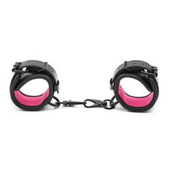 Leather Handcuffs for Sex Bdsm Bondage Restraints Hand Cuffs Adult Games Sex Toys for Woman Couples Chastity Bdsm Pet Play