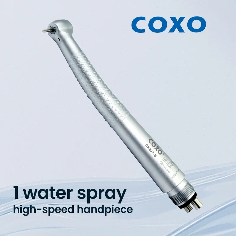 

COXO CX207-B High Speed Handpiece Exterior Channel Air Turbine Water Spray Tooth Cleaning Machine Whitening Instrument Equipment