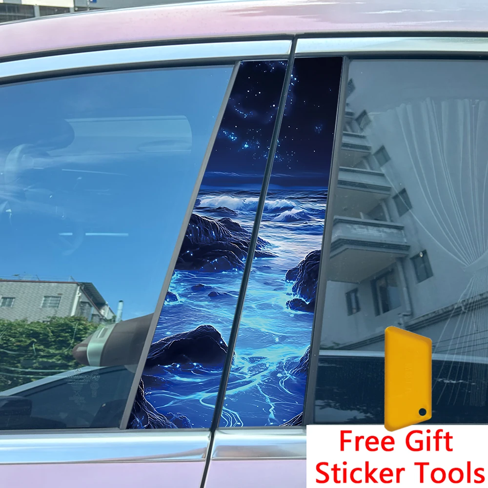 2PCS Blue Star Rive…