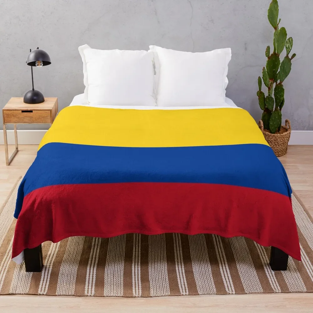 

Colombia Flag - Colombian Dress Throw Blanket