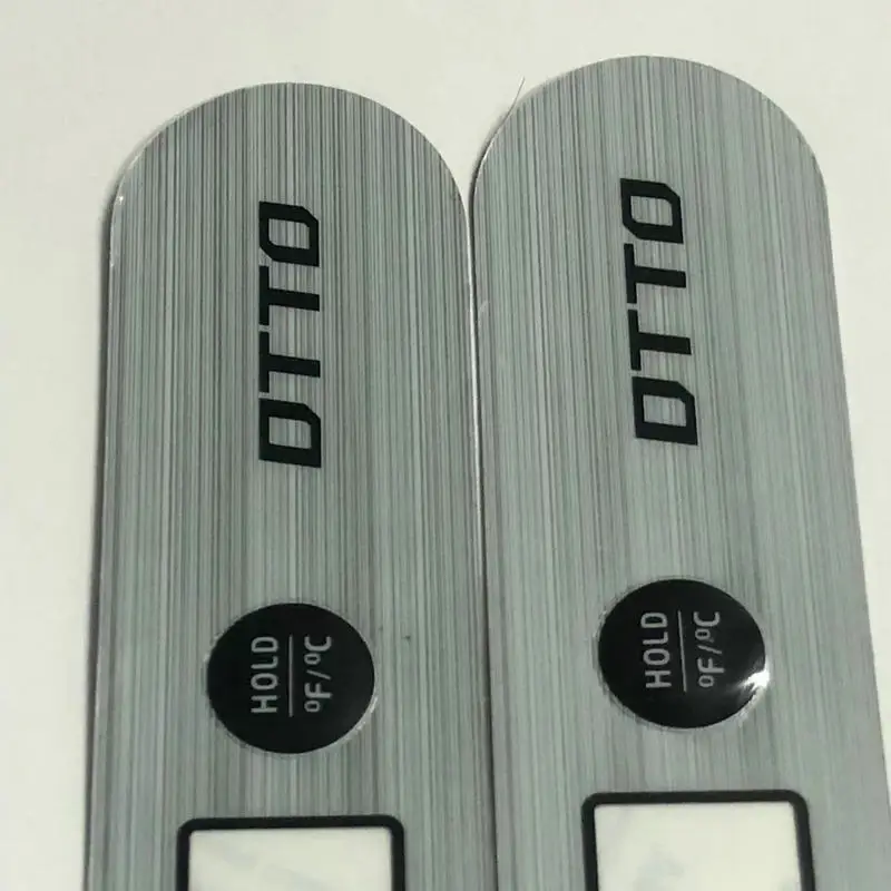 Interruptor de panel de película con efecto de trefilado, interruptor de película eléctrica, interruptor de película táctil, panel de película de botón