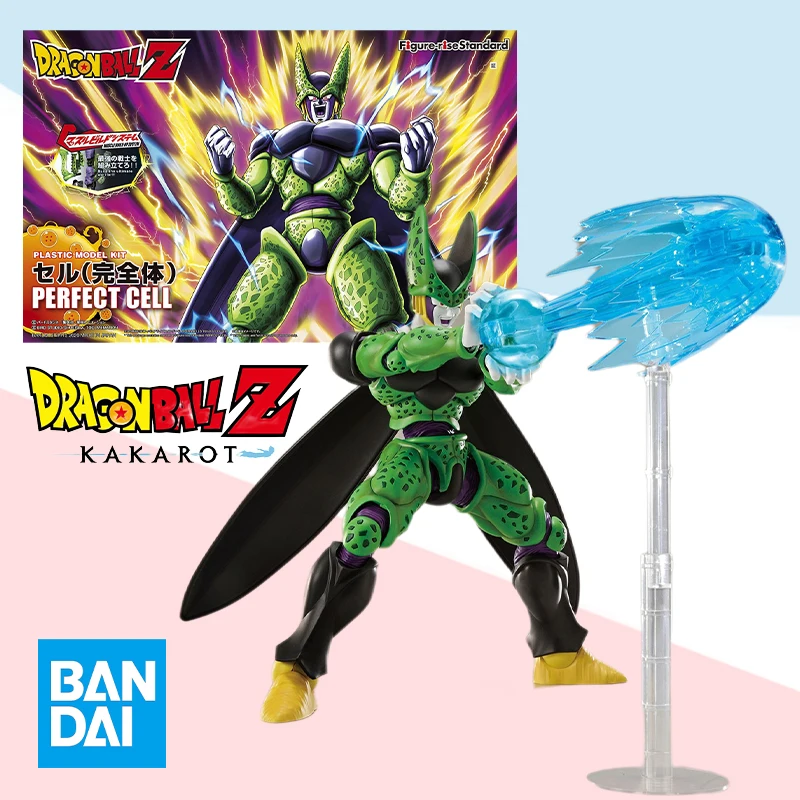 Bandai Figure-rise Standard FRS Dragon ball PERFECT CELL Action Anime Figure model kit Assembly toy gift for kids