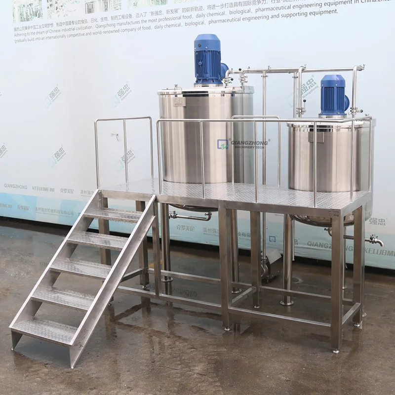 المحرض مزج خلاط المعدات الشامبو السائل الصابون خلط Tank00L-1000L ماكينة تصنيع مستحضرات التجميل كريم غسول الجسم #5