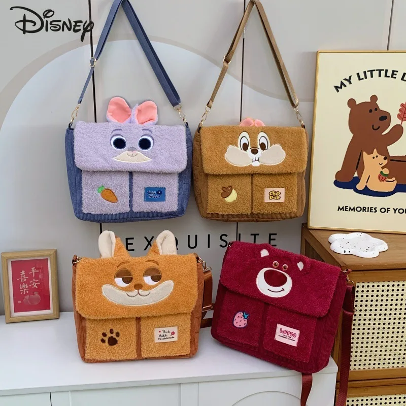 

New Women's Crossbody Bag Fashion High Quality Plush Shoulder Bag Cartoon Versatile Multi Functional Girl Storage Shoulder Bag